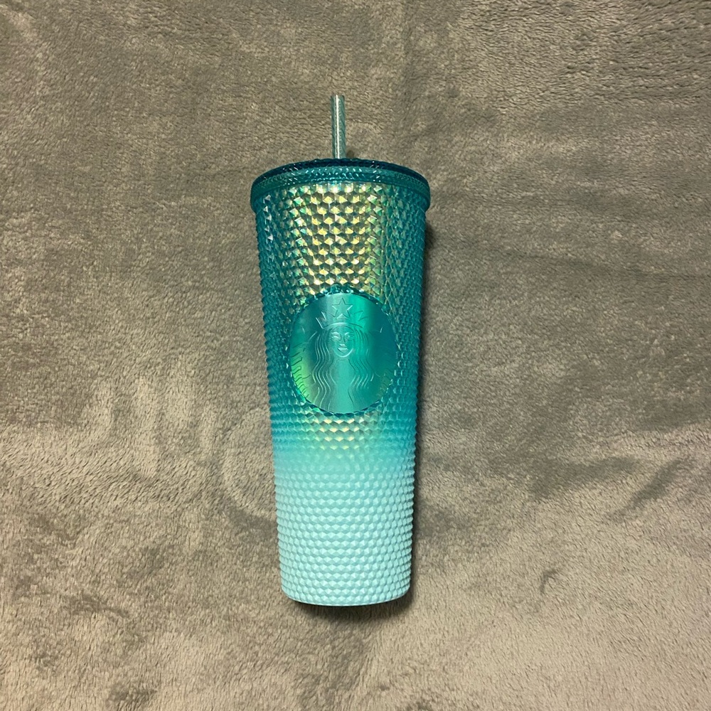 Starbucks Blue Gradient Textured Tumbler